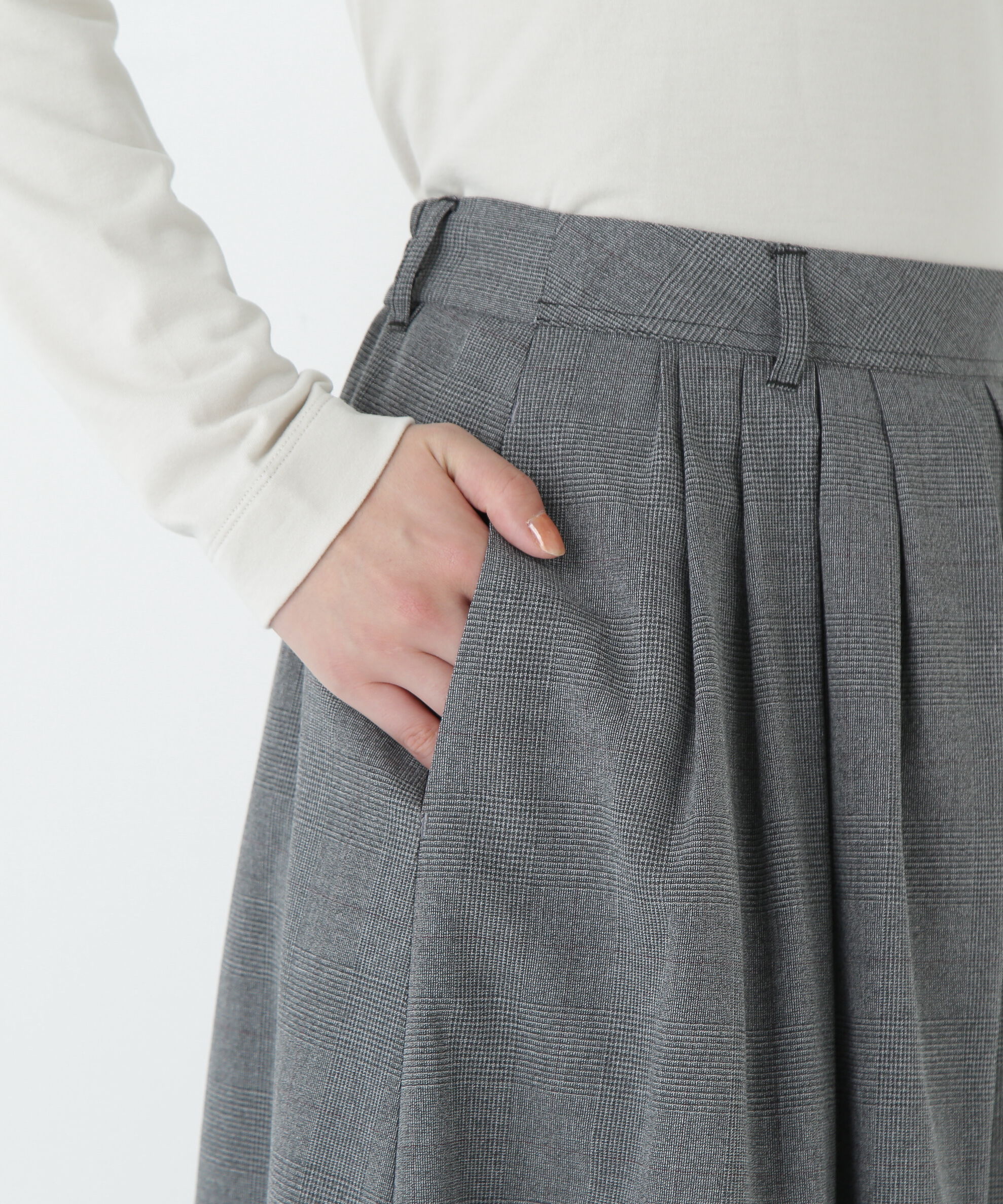  「ＴＲ強撚トロタックフレア」|スカート|