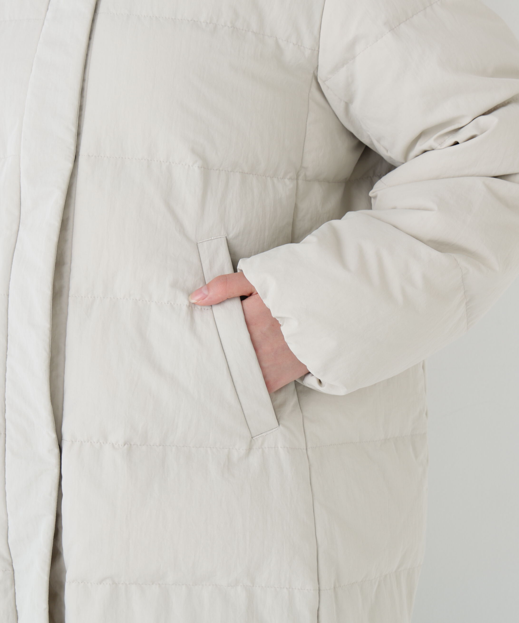  「◆フーディースタンドカラー２ｗａｙダウンコート」|その他|