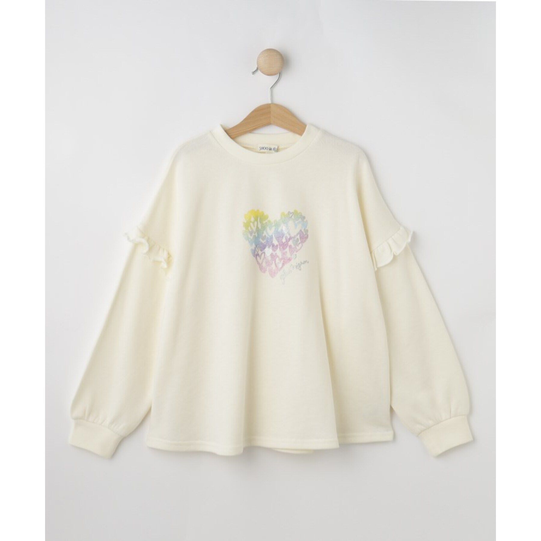 SHOO･LA･RUE「【130-150cm/洗える/姉妹リンク可】お袖フリルがアクセント アソートプリントスウェット」|その他|