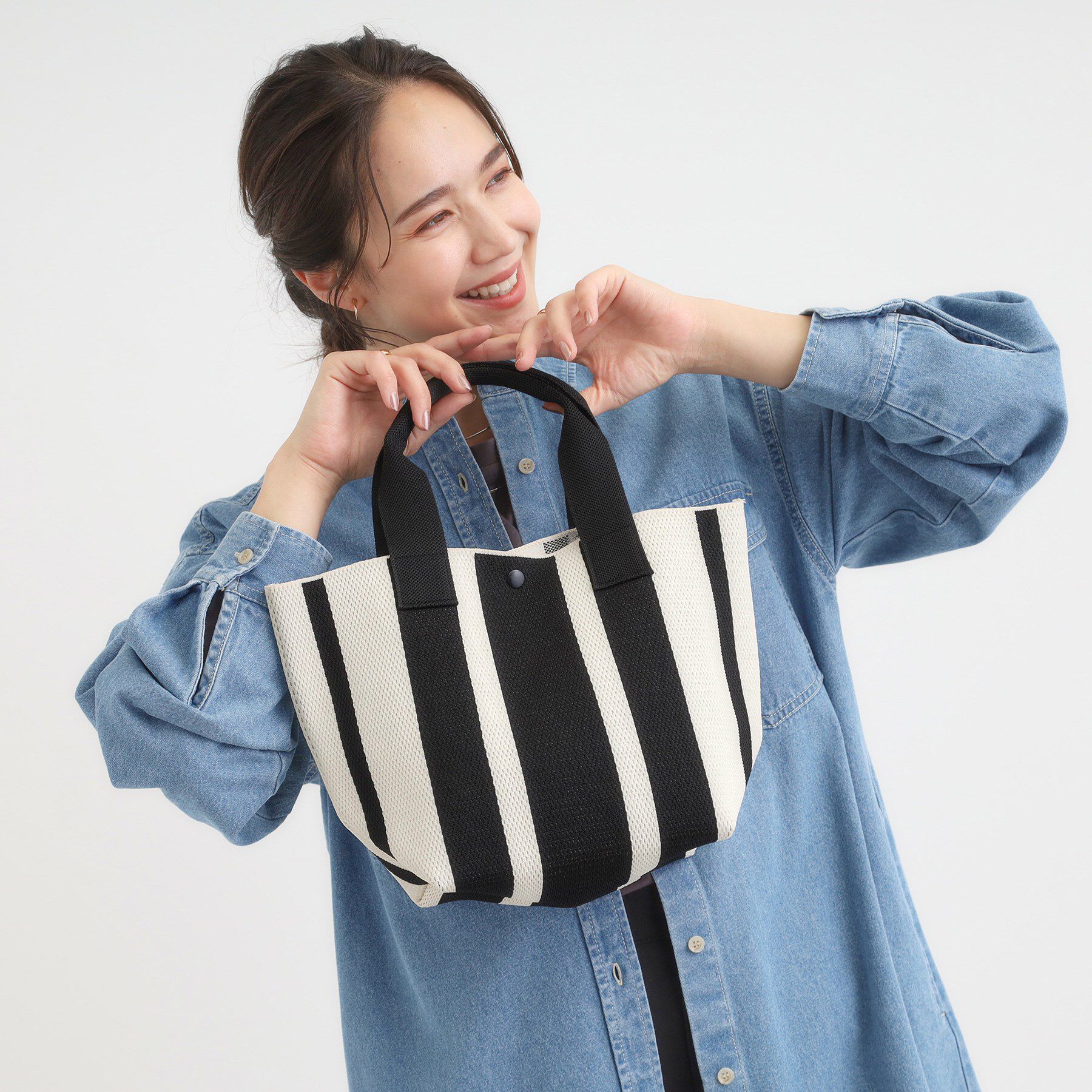 SHOO･LA･RUE「ニットランチトートバッグ」|トートバッグ|