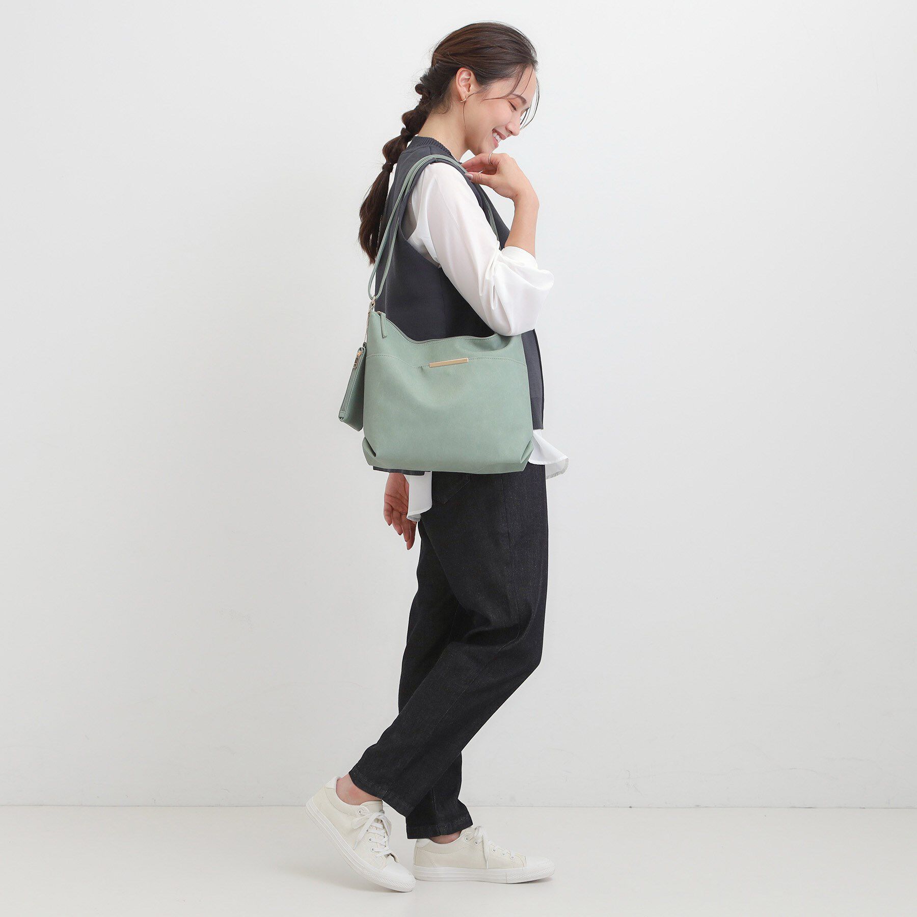 SHOO･LA･RUE「ダブルフェイスショルダーバッグ」|ショルダー・メッセンジャー|