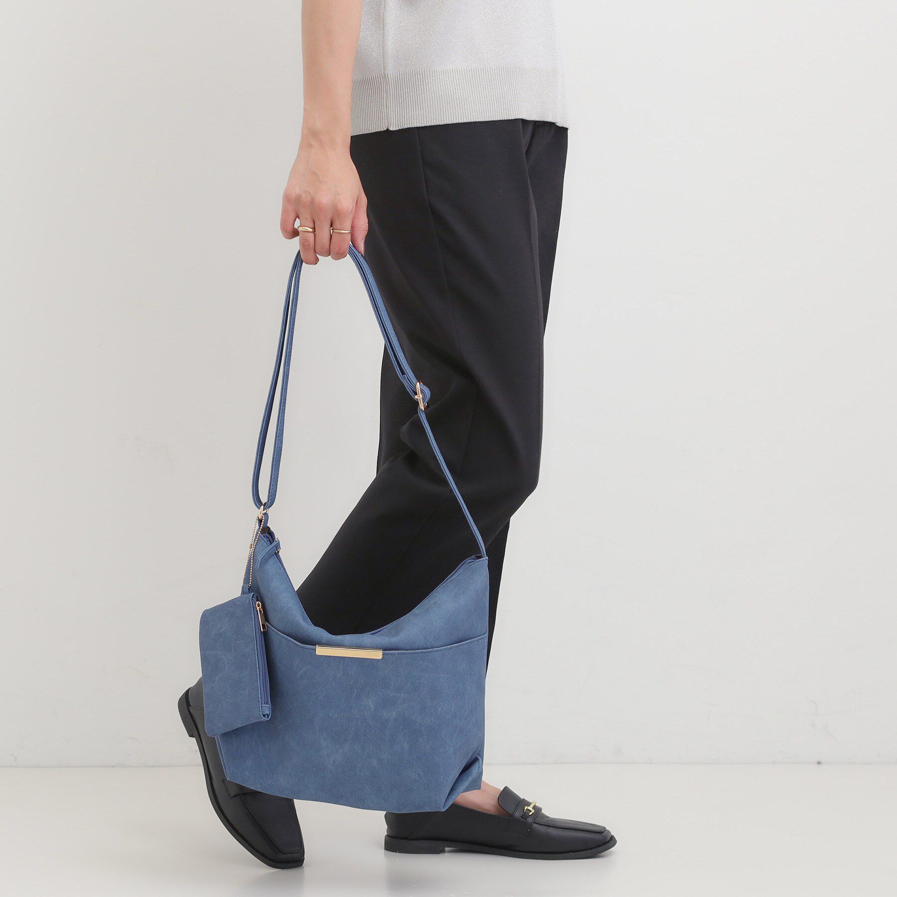 SHOO･LA･RUE「ダブルフェイスショルダーバッグ」|ショルダー・メッセンジャー|