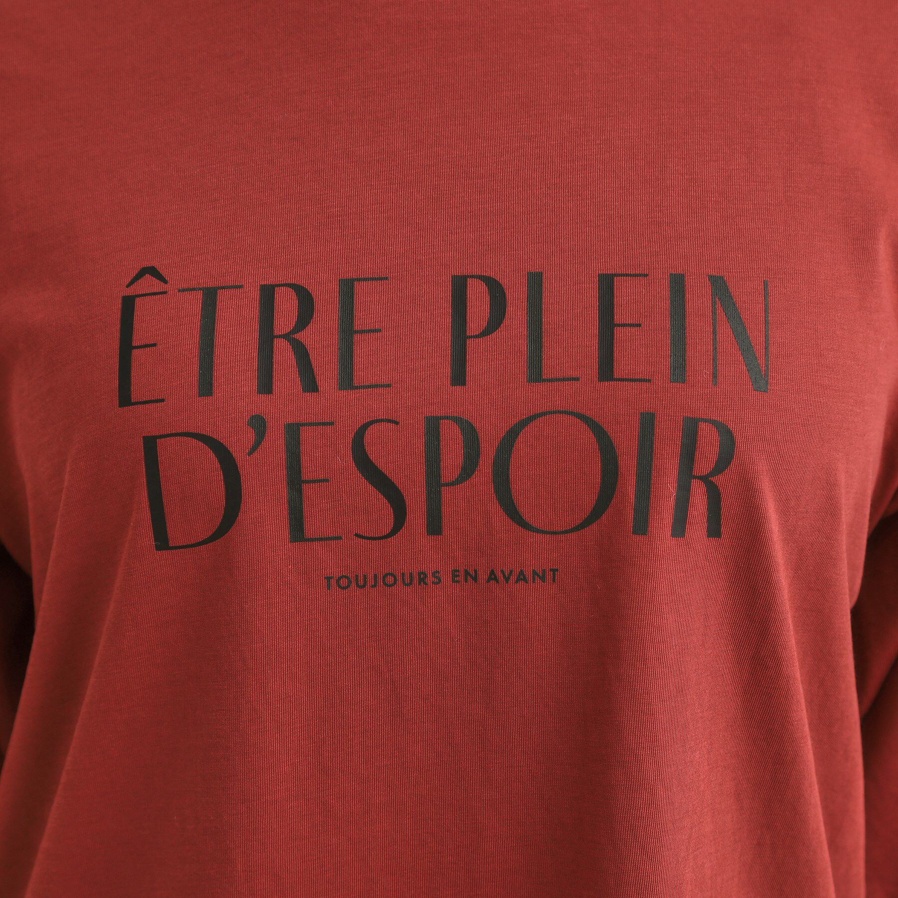 SHOO･LA･RUE「【ひんやり/S-LL】大人の五分袖プリントTシャツ」|Tシャツ・カットソー|