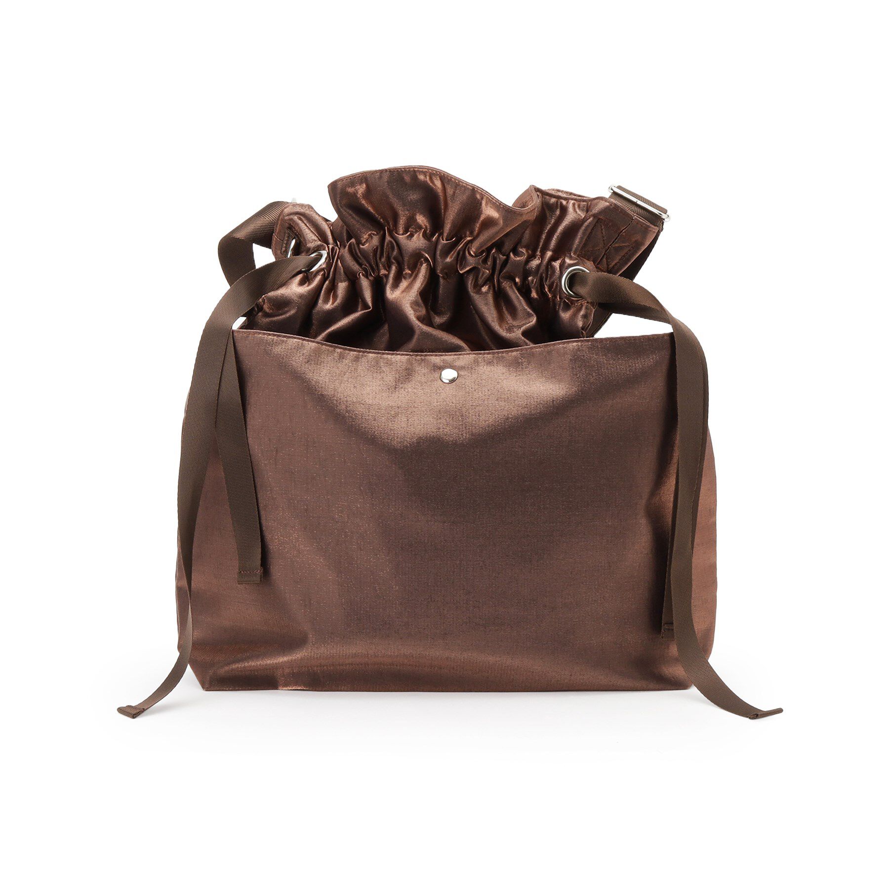 SHOO･LA･RUE「シャイニー生地巾着ショルダーバッグ」|ショルダー・メッセンジャー|