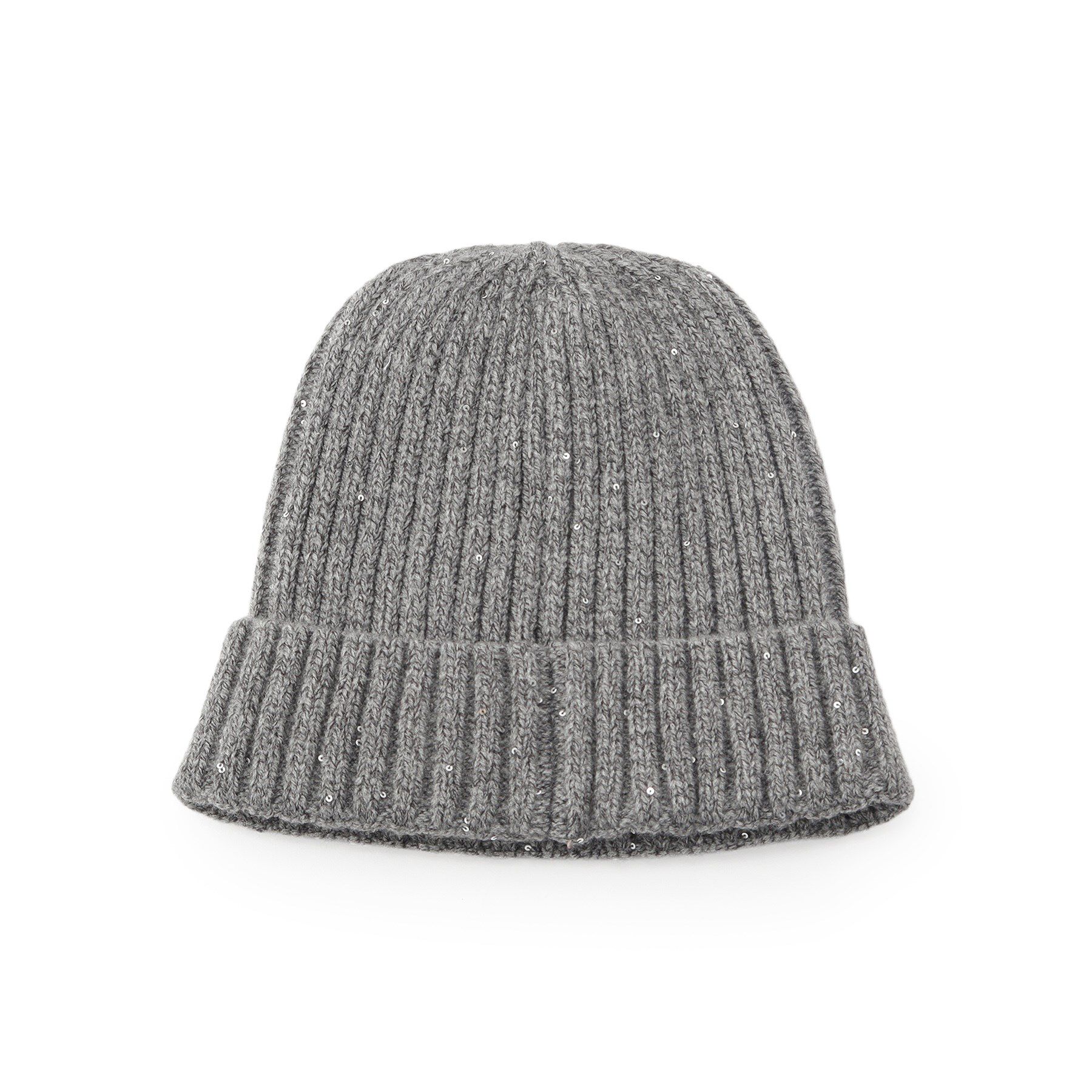 SHOO･LA･RUE「スパンコールリブニット帽」|ニット帽|