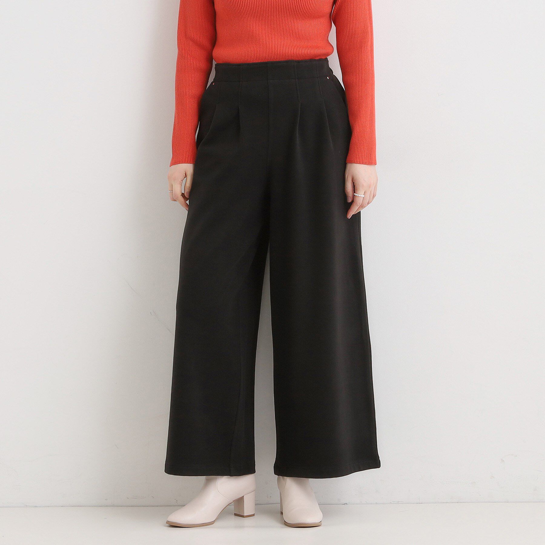 SHOO･LA･RUE「【着丈選べる/きっと虜になる】あったかもちもち ワイドパンツ」|その他|