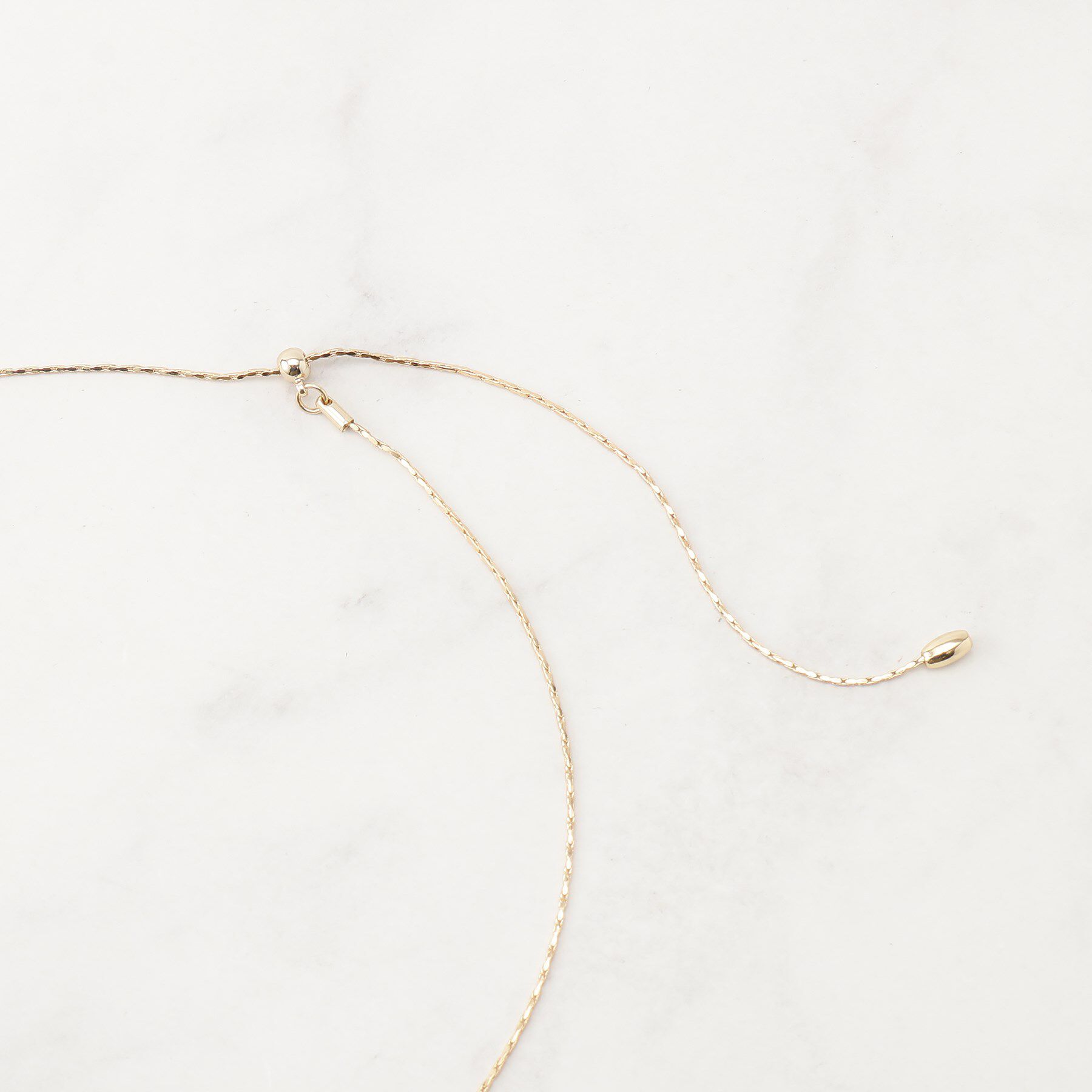 SHOO･LA･RUE「フェイクスエードドロップネックレス」|ネックレス|