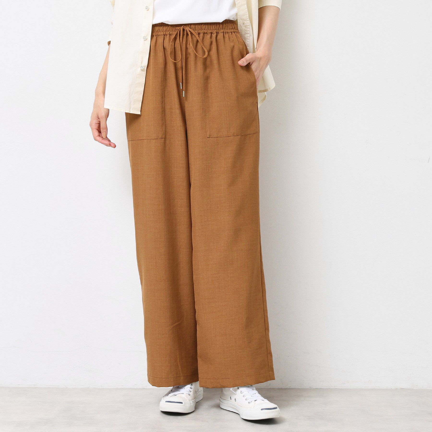 Dessin「【ウエストゴム・洗える】アウトポケットワイドパンツ（XS～L）」|その他|