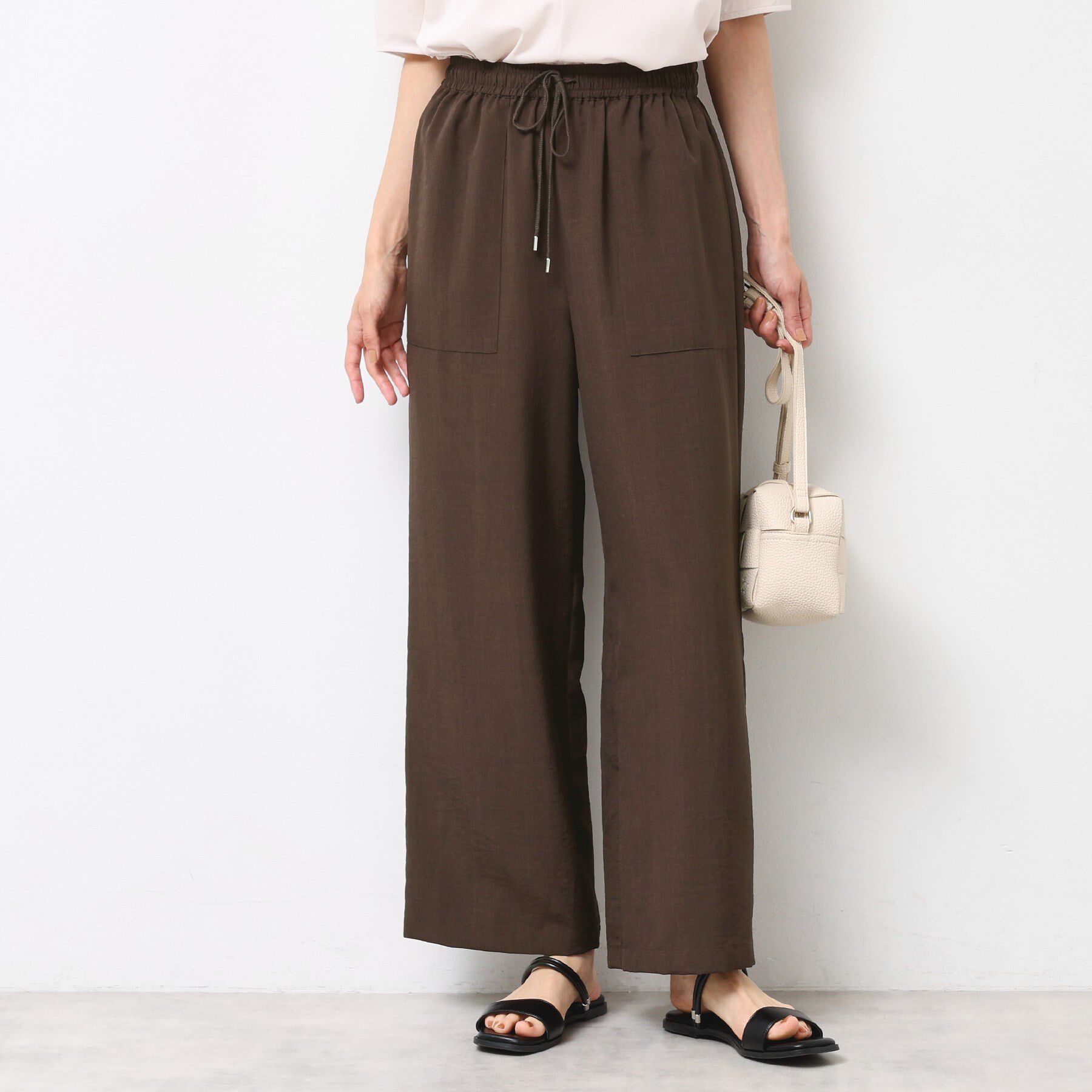 Dessin「【ウエストゴム・洗える】アウトポケットワイドパンツ（XS～L）」|その他|