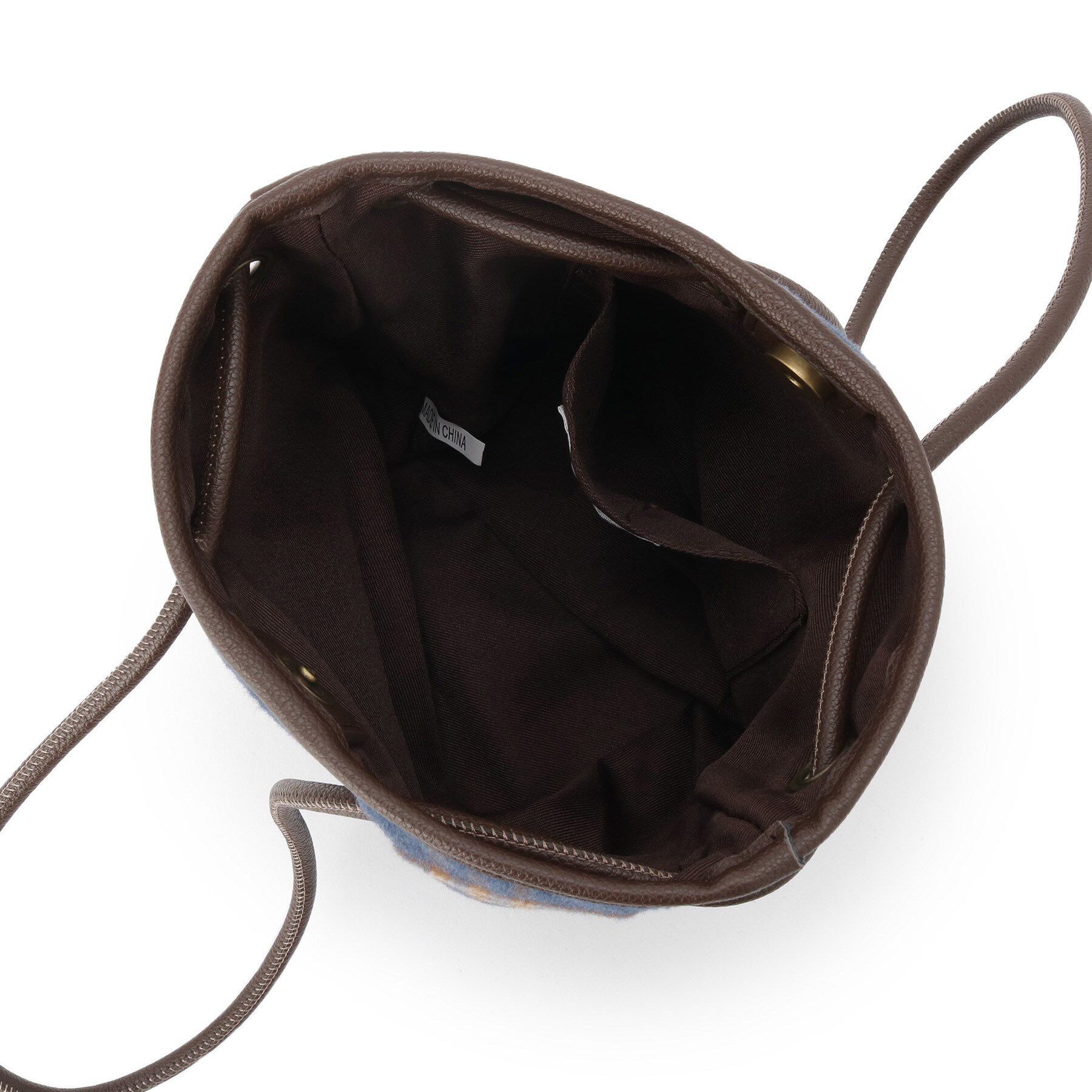 Dessin「2WAYチェック巾着バッグ」|ハンドバッグ|