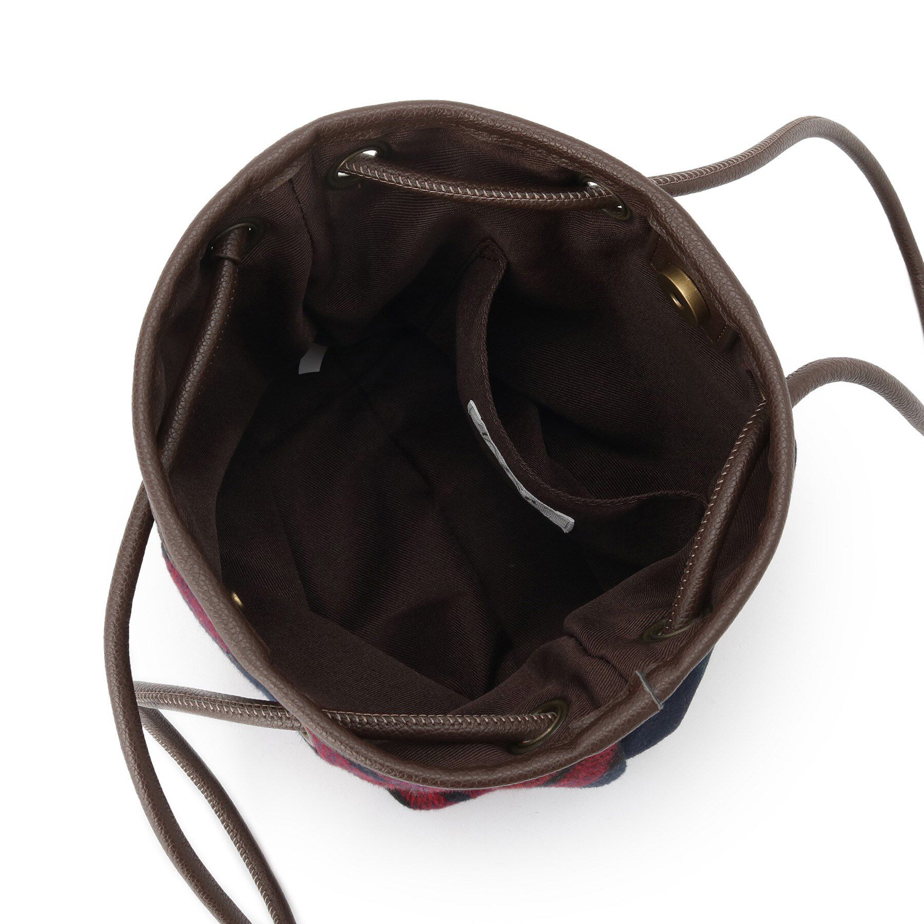 Dessin「2WAYチェック巾着バッグ」|ハンドバッグ|