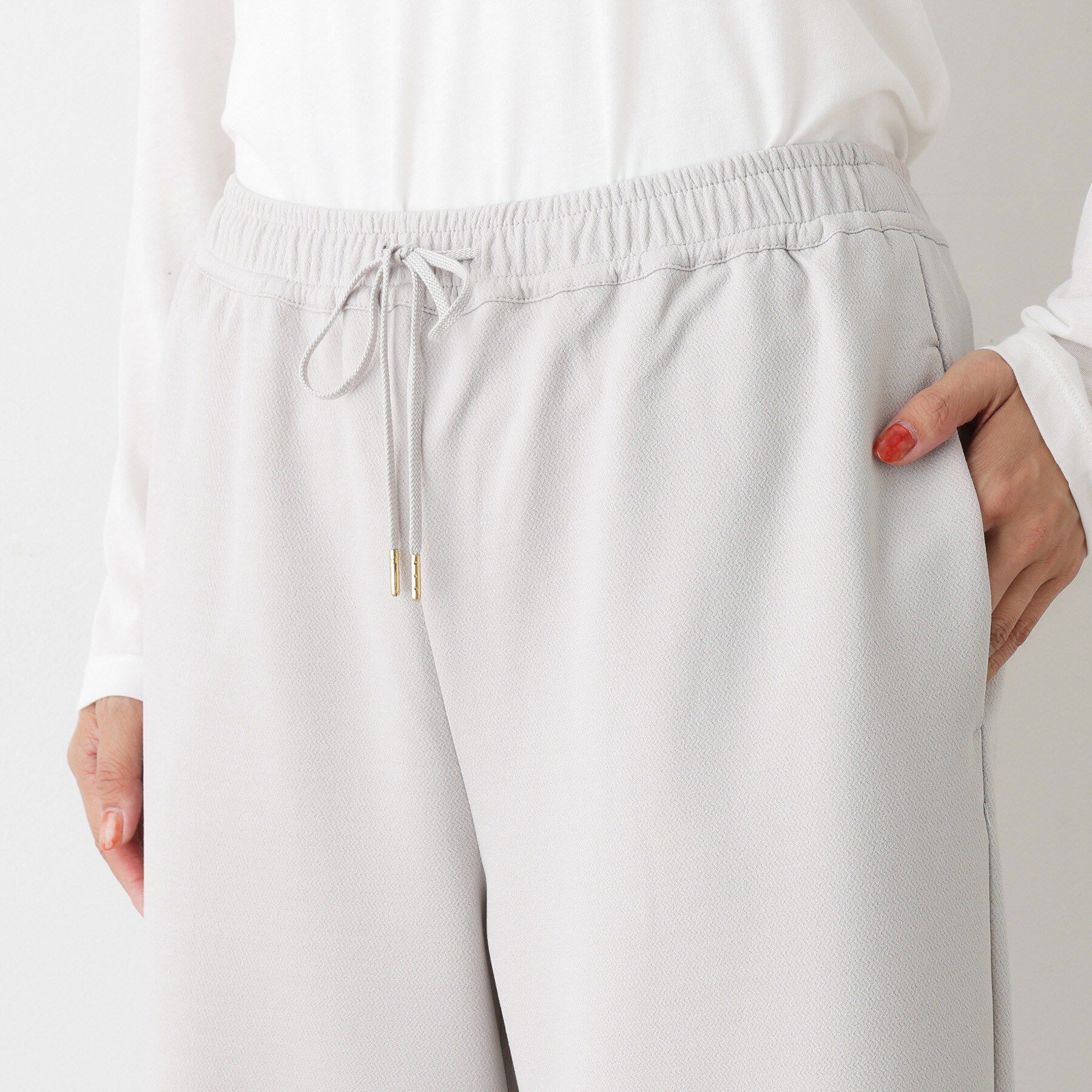 Dessin「【セットアップ可/洗える】ドライタッチジョーゼットリラクシーパンツ」|その他|