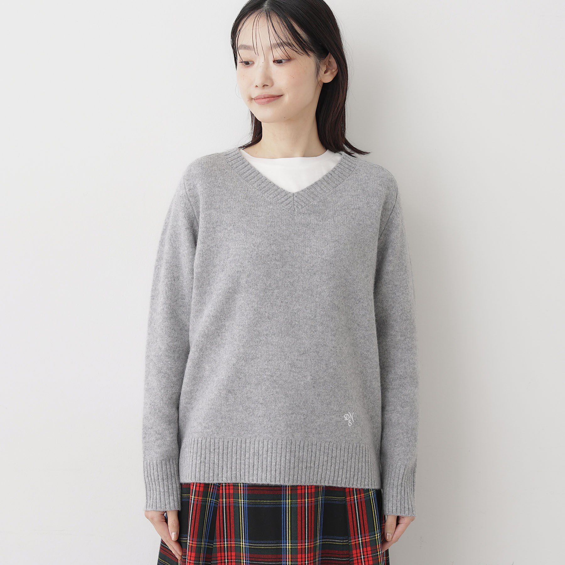 Dessin「ウールカシミヤVネック」|ニット・セーター|