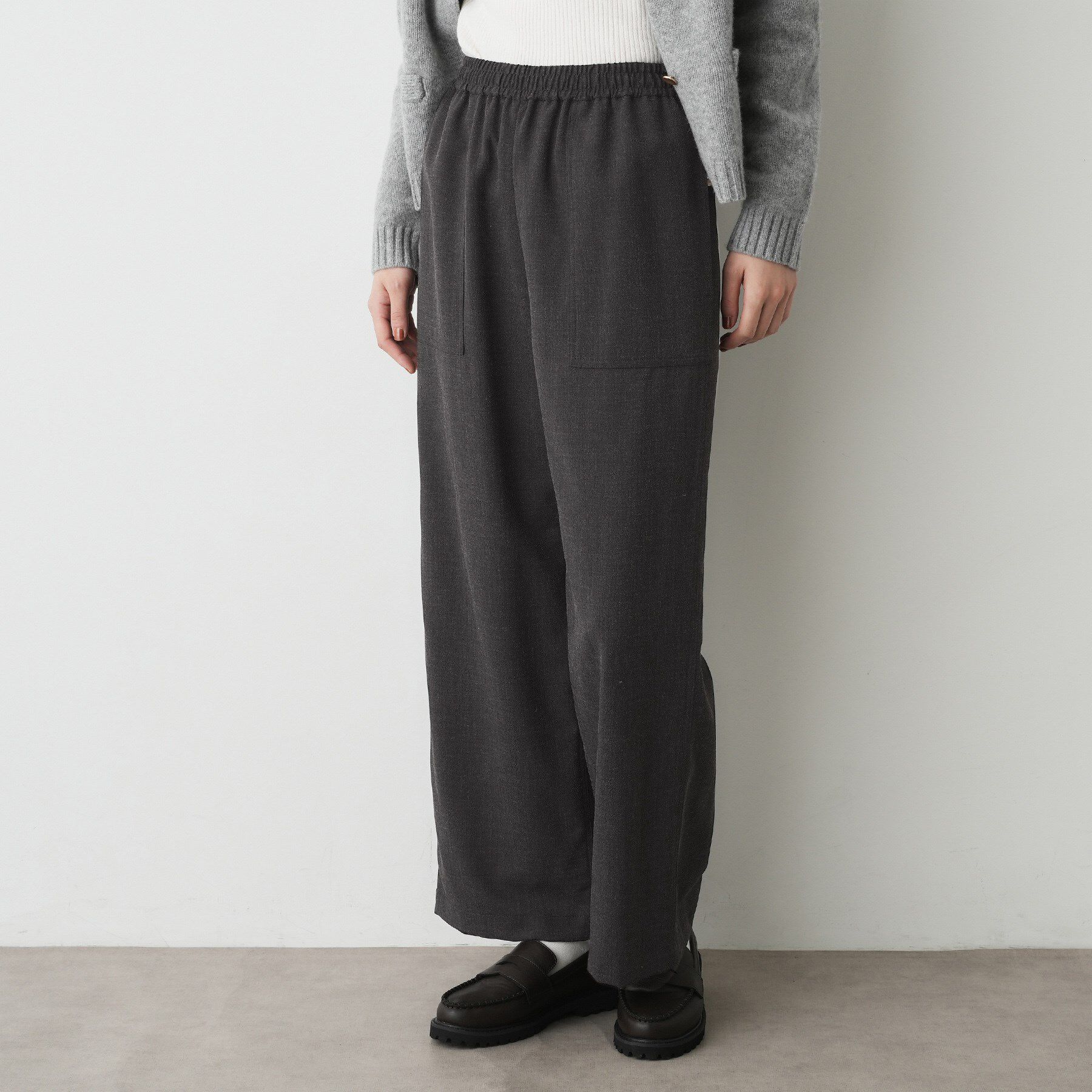 Dessin「【裏地付き/洗える】コンフォートワイドパンツ」|その他|
