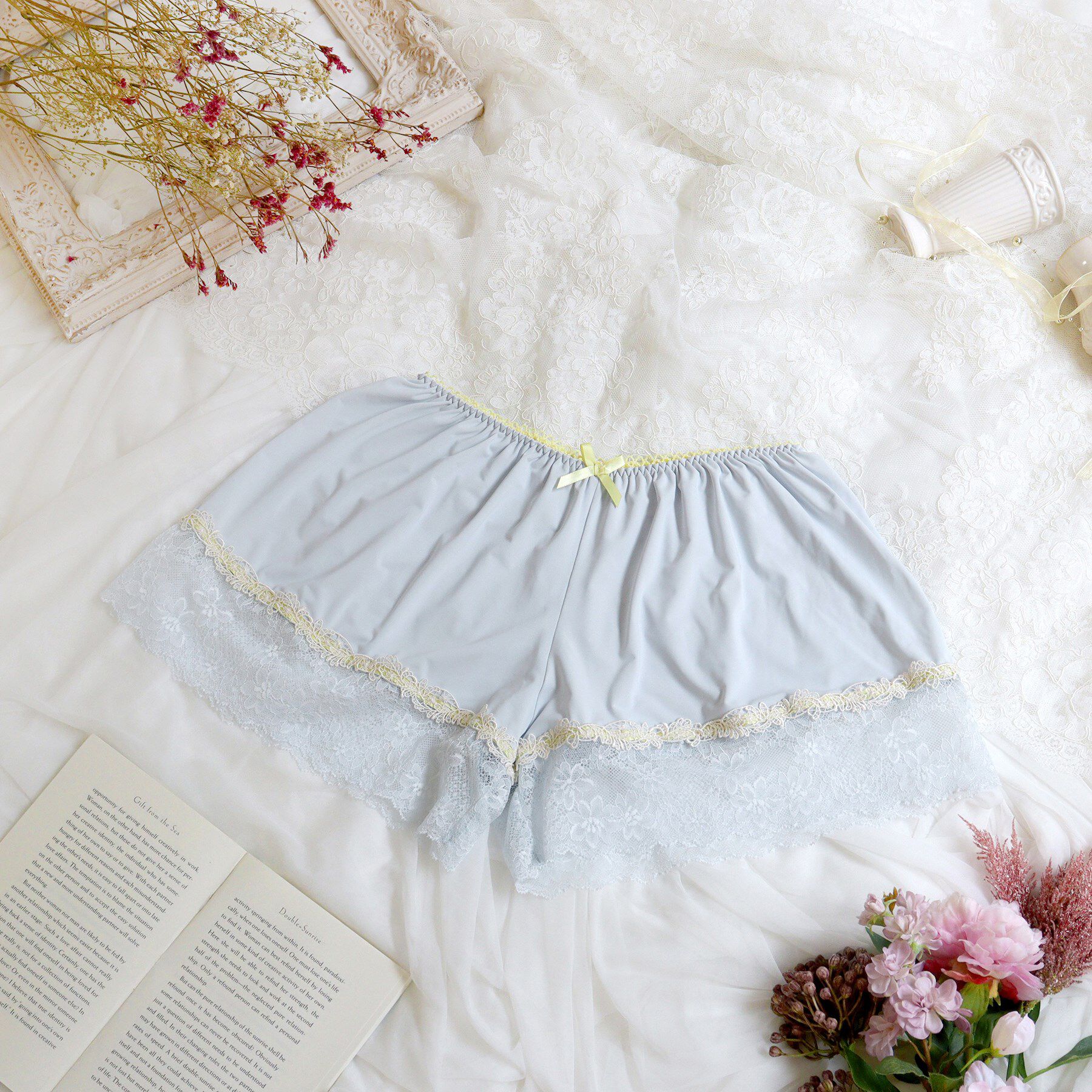 Risa Magli「ミステル タップパンツ」|インナー|ブルー(092)