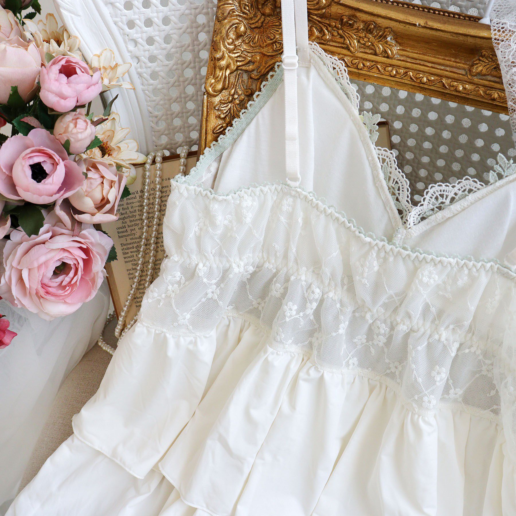 Risa Magli「ジニー カップ付キャミソール」|キャミソール|