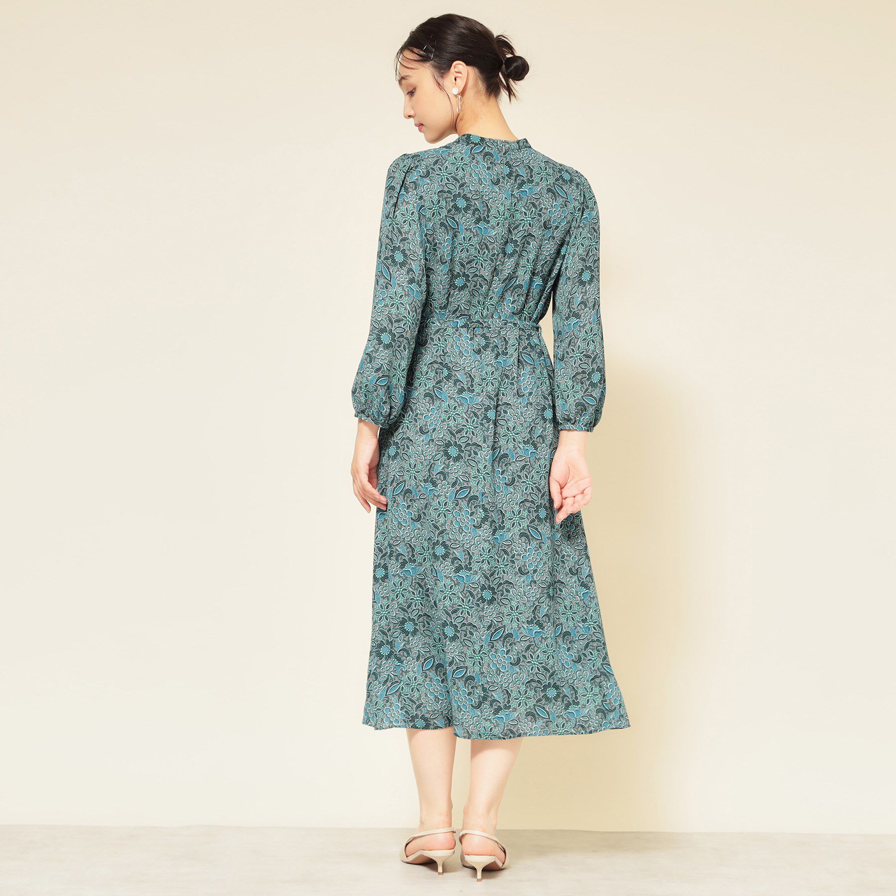 SunaUna「【co creation and yours／SS～L】レースプリーツワンピース」|ワンピース|