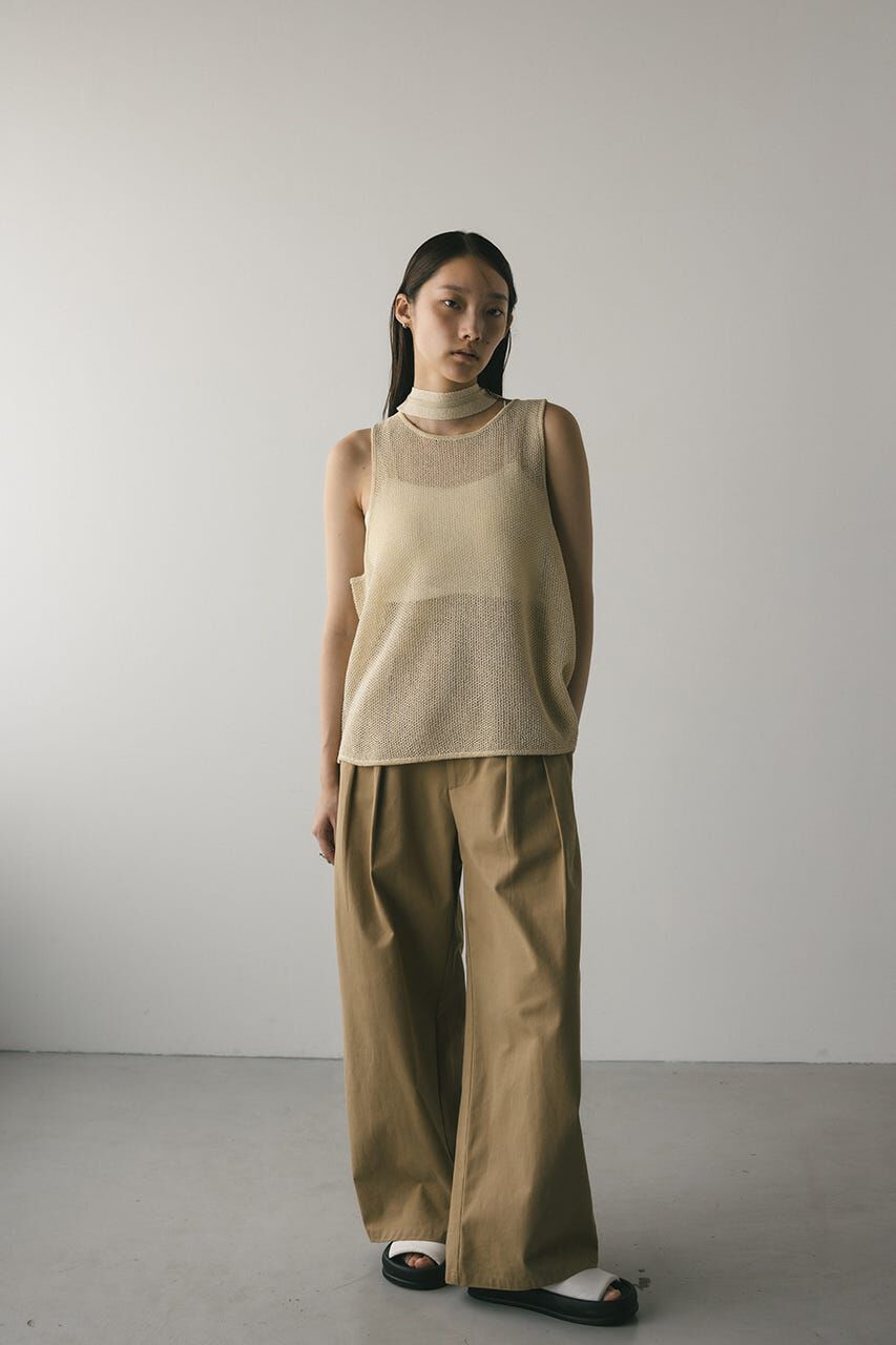 STYLEMIXER「チョーカーニットタンク」|タンクトップ|