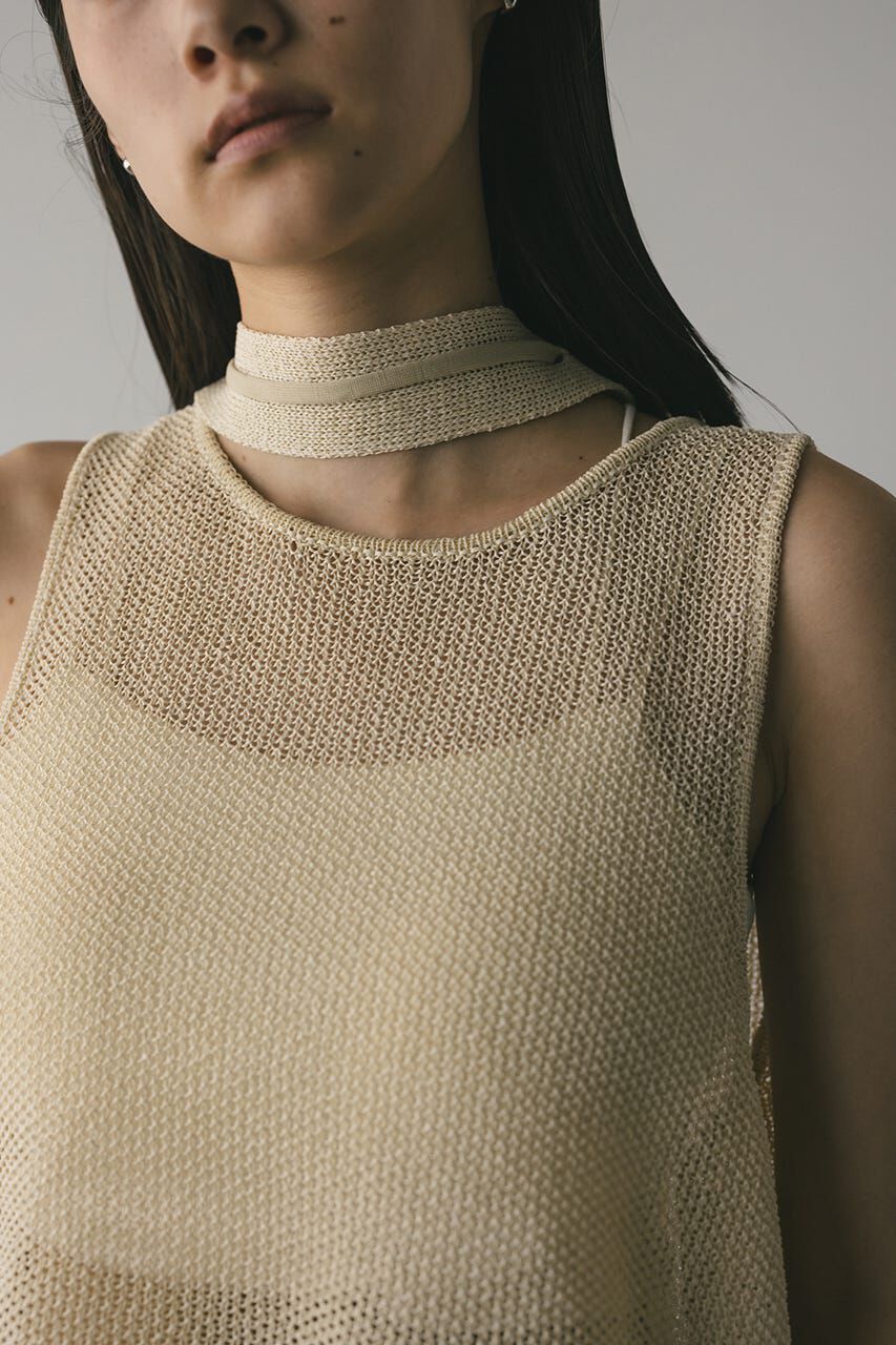 STYLEMIXER「チョーカーニットタンク」|タンクトップ|