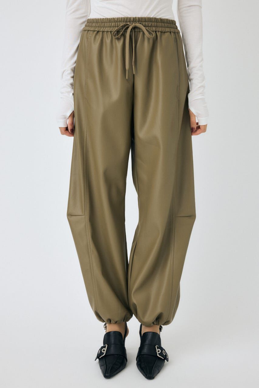 MOUSSY「F/LEATHER JOGGER パンツ」|その他|KHA