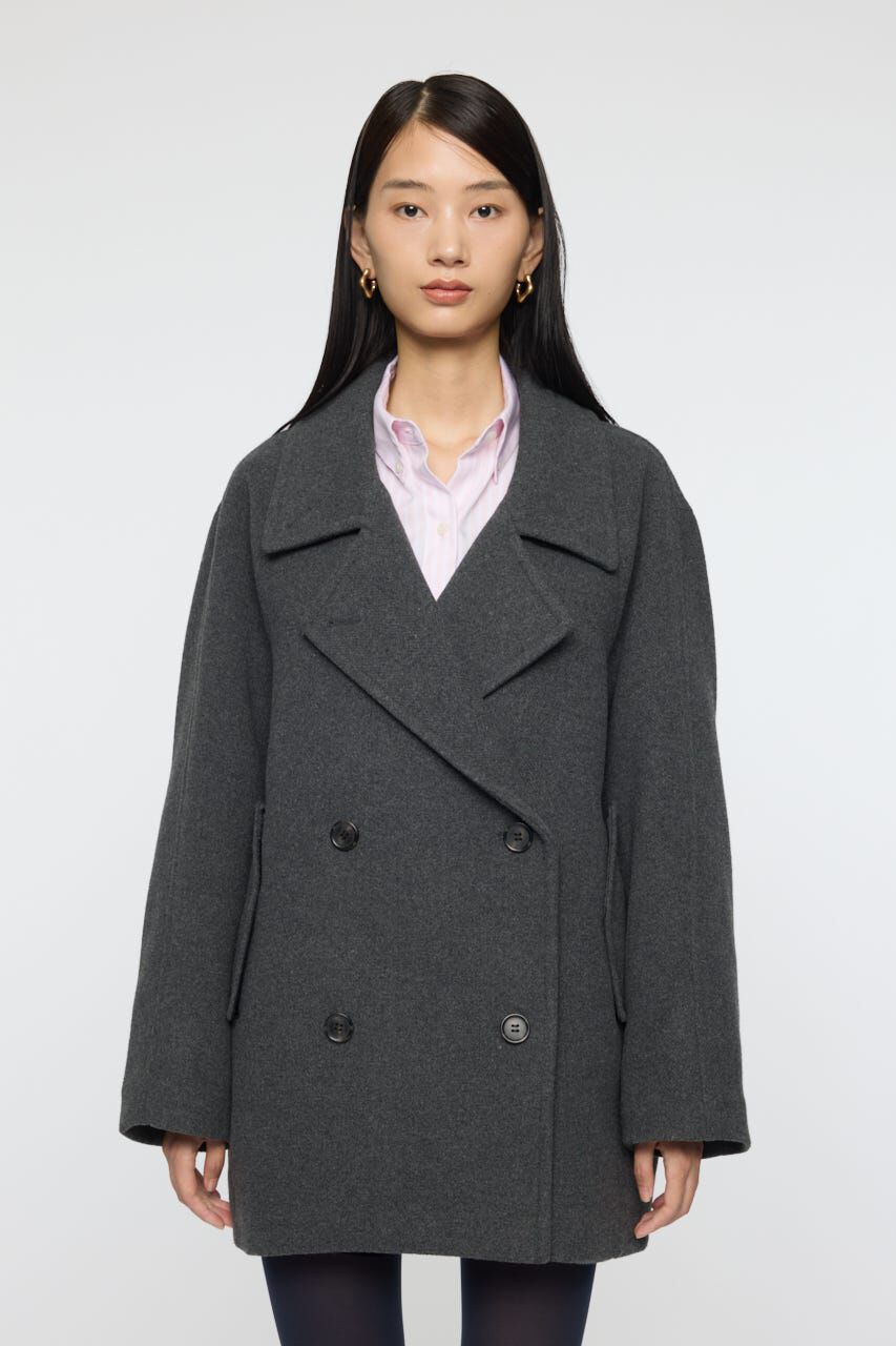 MOUSSY「DOUBLE BREASTED MID コート」|その他|