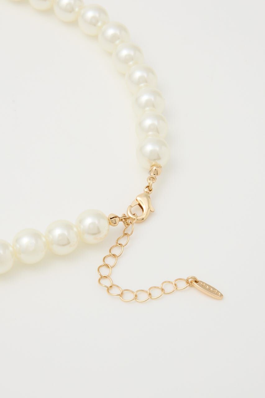 rienda「2連フェイクパールロングネックレス」|ネックレス|