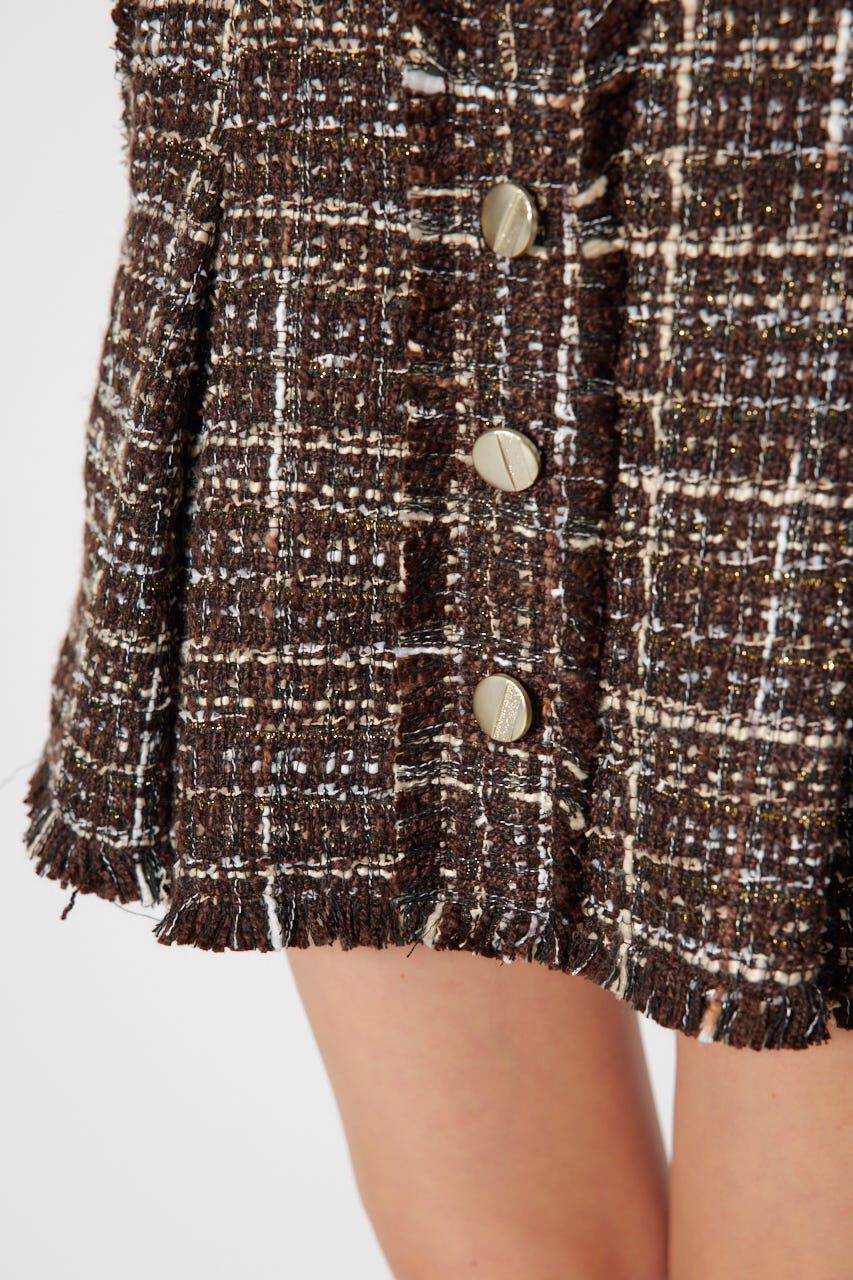 rienda「Aラインツイードスコートショートパンツ」|その他|