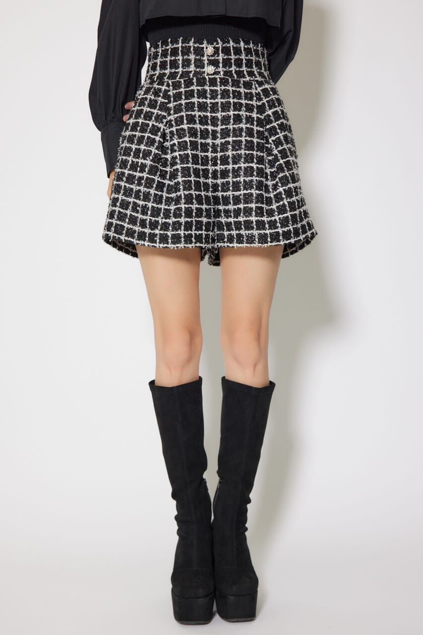 rienda「デザインウエストツイードショートパンツ」|その他|