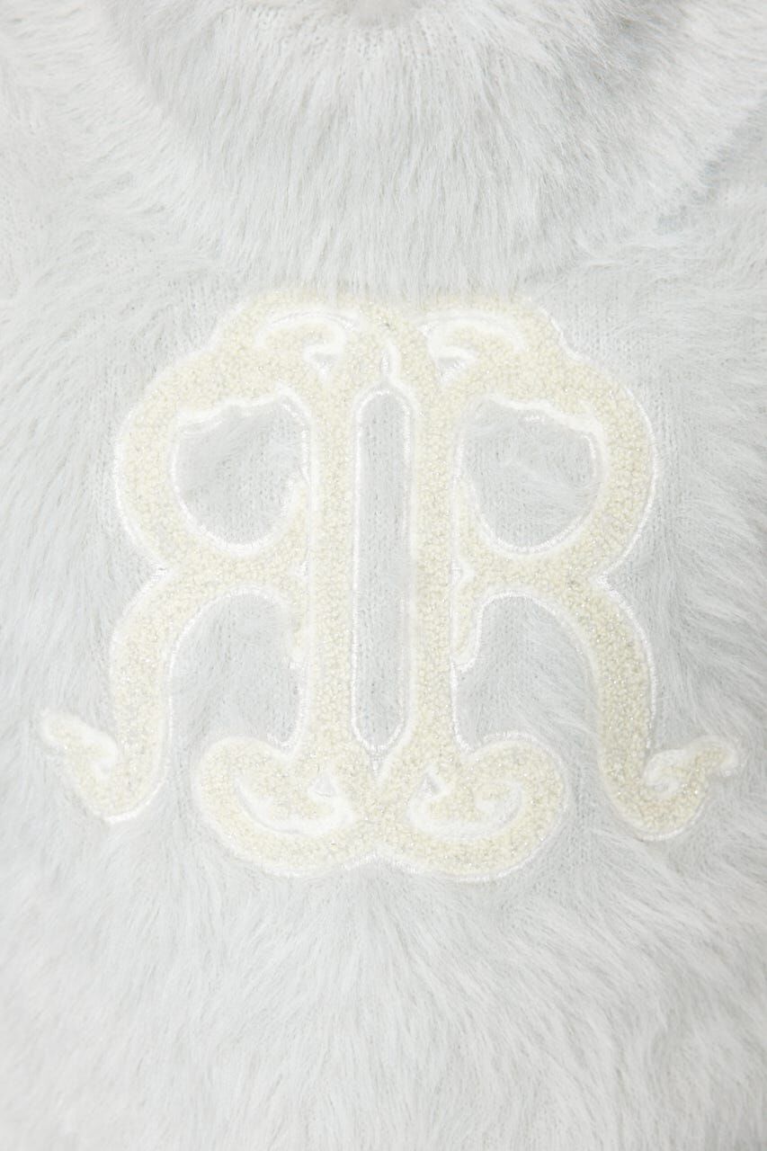 rienda「ボタニカルRロゴニットトップス」|ニット・セーター|