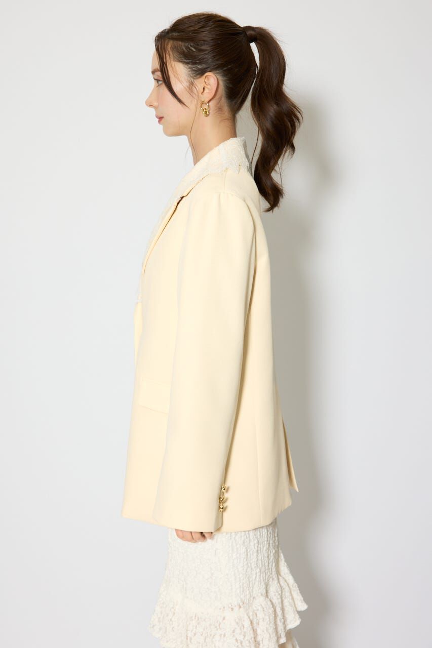 rienda「レースディティール2WAYテーラードジャケット」|その他|