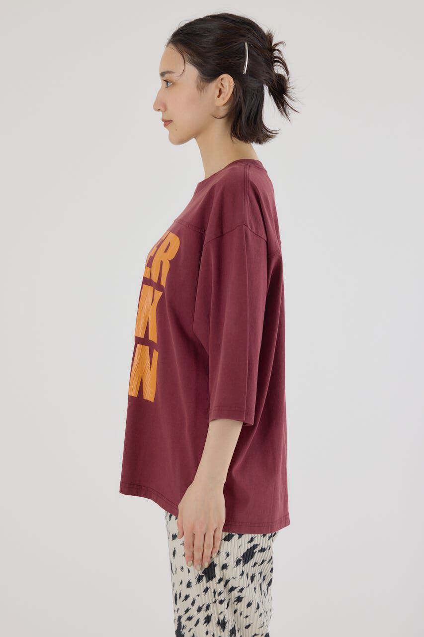 RODEO CROWNS「メッセージ5分袖Tシャツ」|Tシャツ・カットソー|