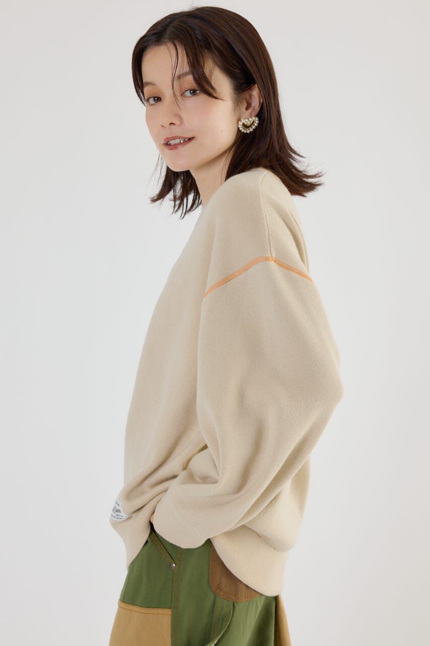 RODEO CROWNS「スウェットライク Vネックトップス」|ニット・セーター|