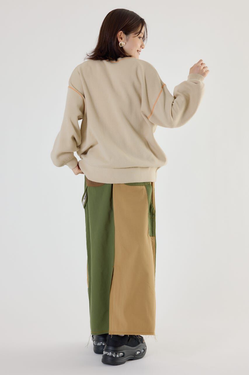 RODEO CROWNS「スウェットライク Vネックトップス」|ニット・セーター|