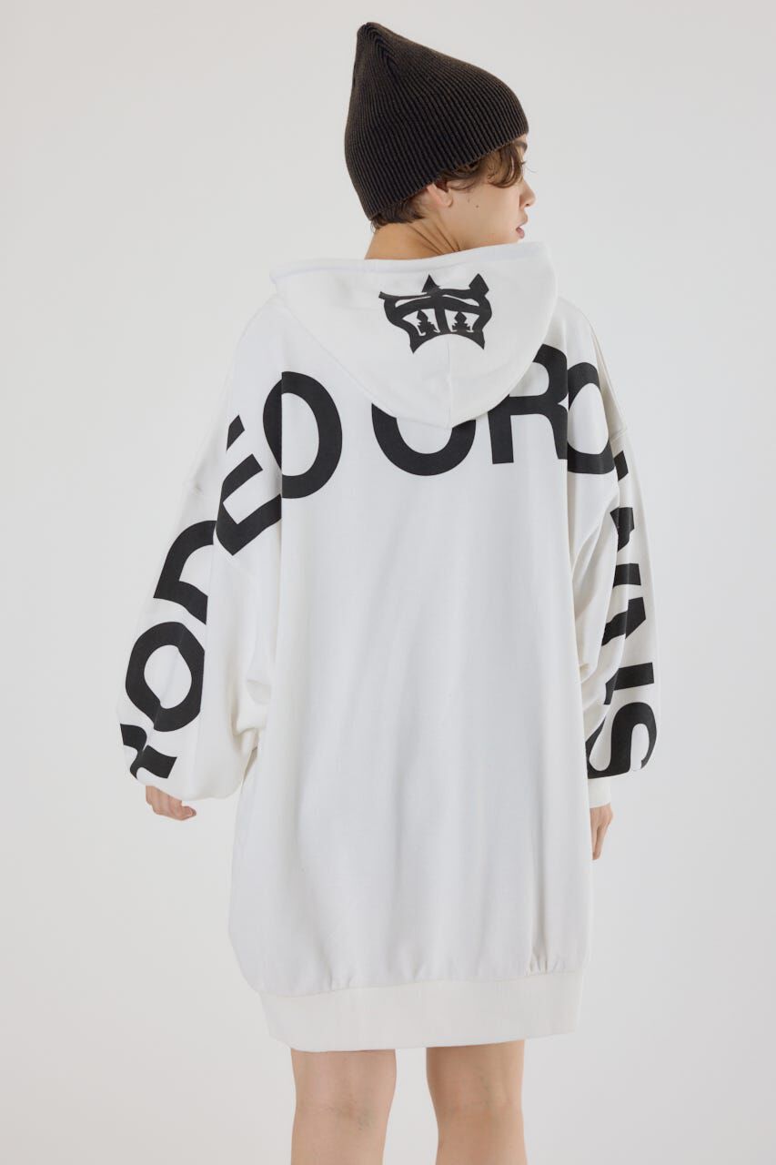 RODEO CROWNS「ロゴパーカーワンピース」|ワンピース|WHT