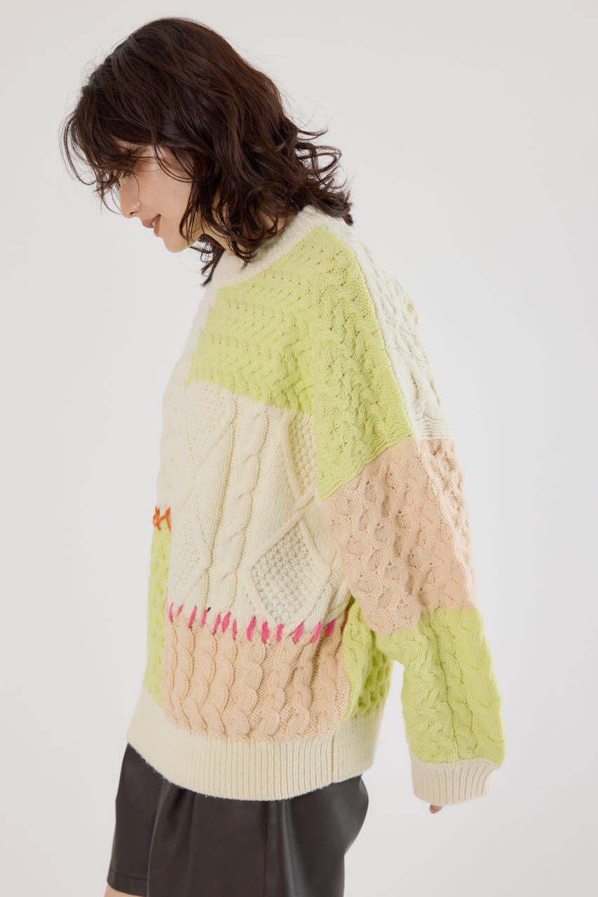 RODEO CROWNS「カスタムケーブルニット」|ニット・セーター|