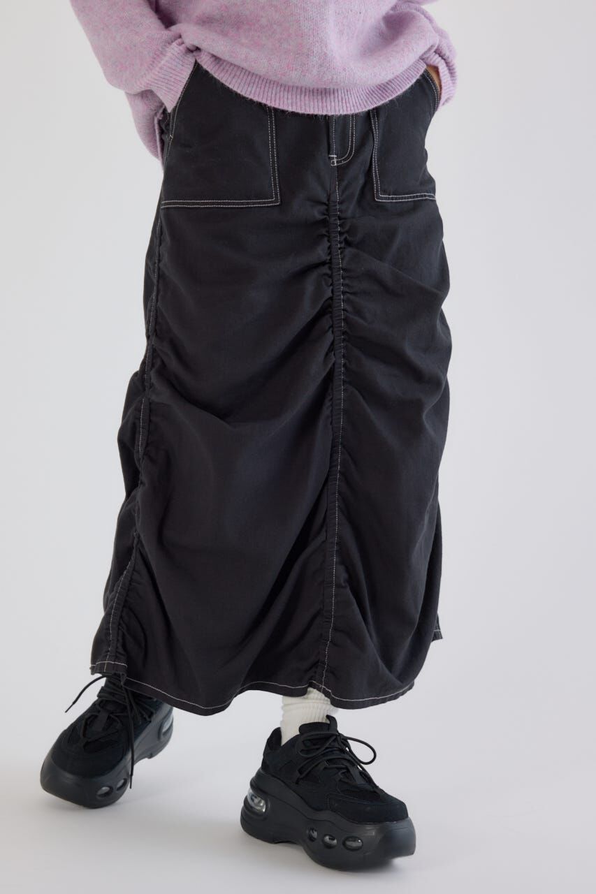 RODEO CROWNS「シャーリングマキシスカート」|スカート|