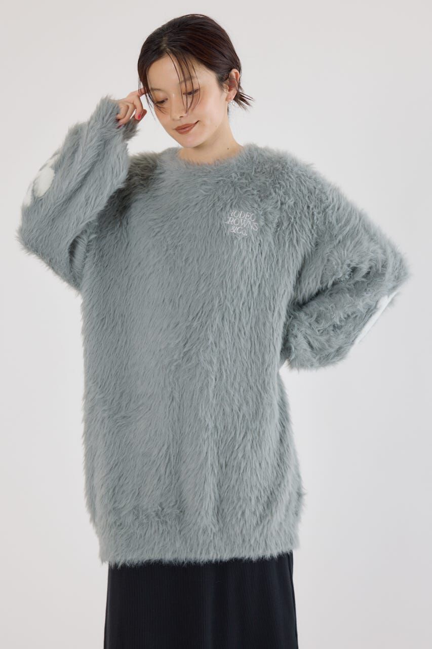 RODEO CROWNS「シャギーロゴニットワンピース」|ワンピース|