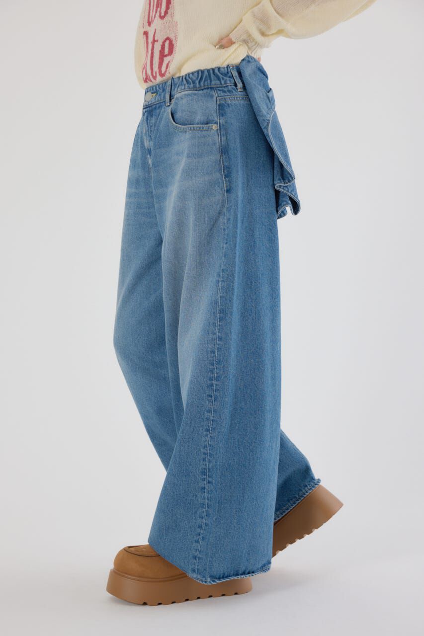 RODEO CROWNS「ビッグリボンデニムパンツ」|デニム|