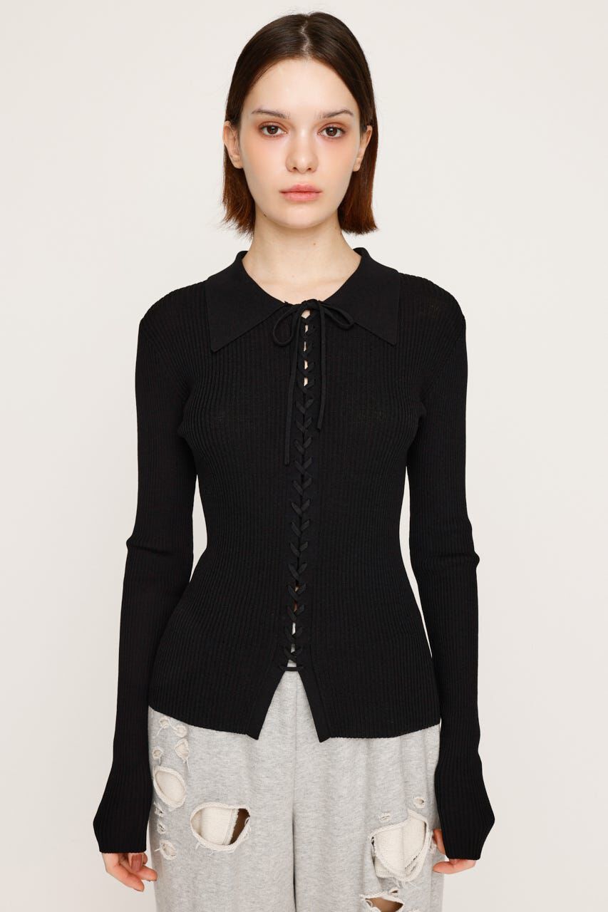 SLY「LACE UP H／G トップス」|ニット・セーター|