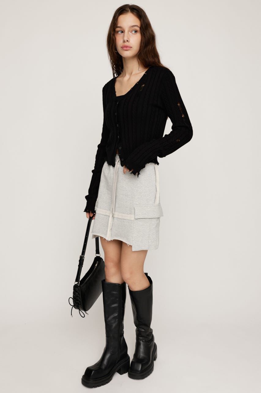 SLY「OUT LINKING CARGO SW ショートスカート」|スカート|