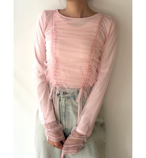 CALNAMUR「チュールロングＴ」|Tシャツ・カットソー|