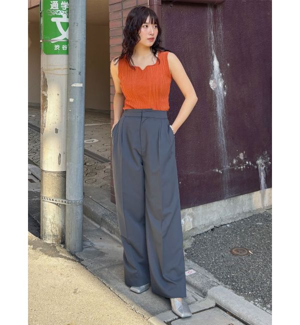 MURUA「サイドタックワイドパンツ【セットアップ着用可】」|その他|