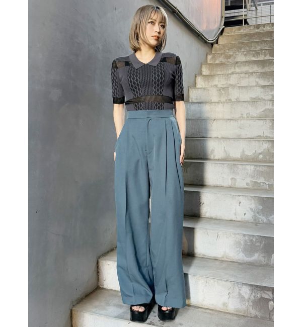 MURUA「サイドタックワイドパンツ【セットアップ着用可】」|その他|