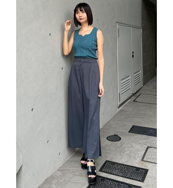 MURUA「サイドタックワイドパンツ【セットアップ着用可】」|その他|