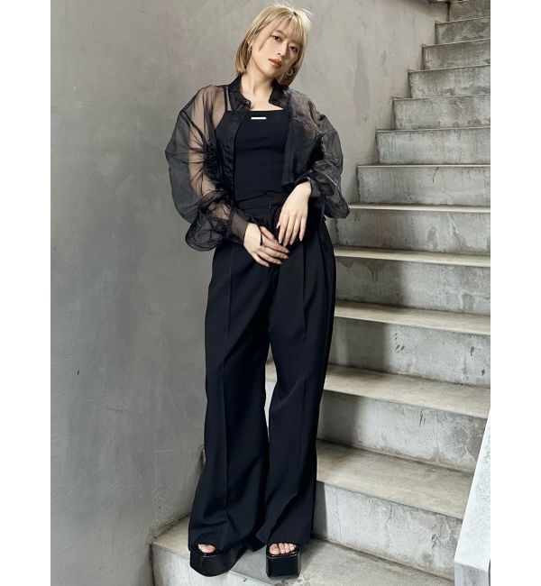 MURUA「サイドタックワイドパンツ【セットアップ着用可】」|その他|