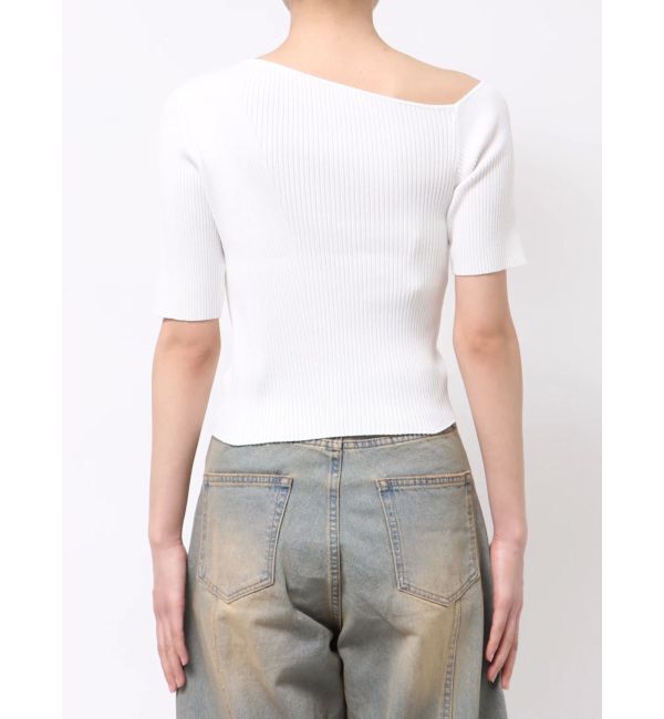 MURUA「ワンショルハーフニット」|ニット・セーター|