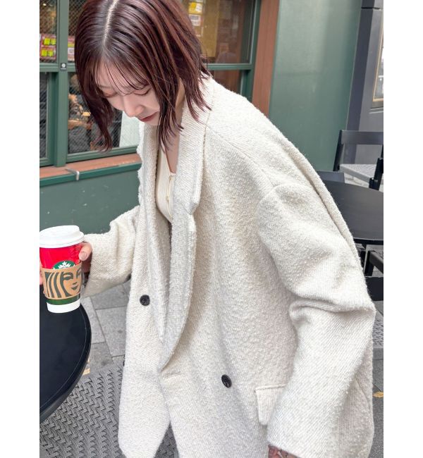 LAGUNAMOON「ネップツイードオーバージャケットコート」|その他|