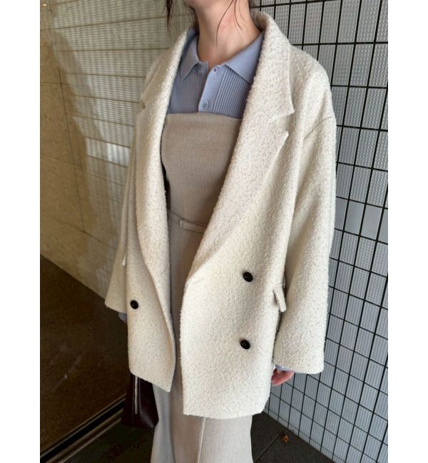 LAGUNAMOON「ネップツイードオーバージャケットコート」|その他|