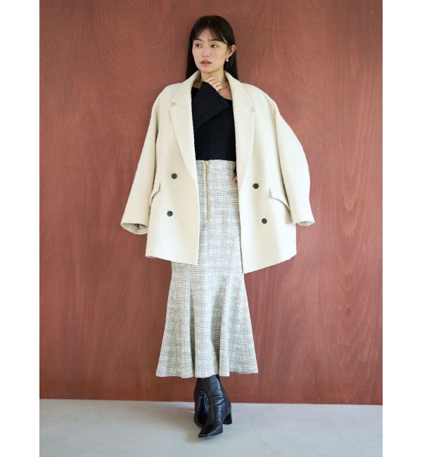 LAGUNAMOON「ネップツイードオーバージャケットコート」|その他|
