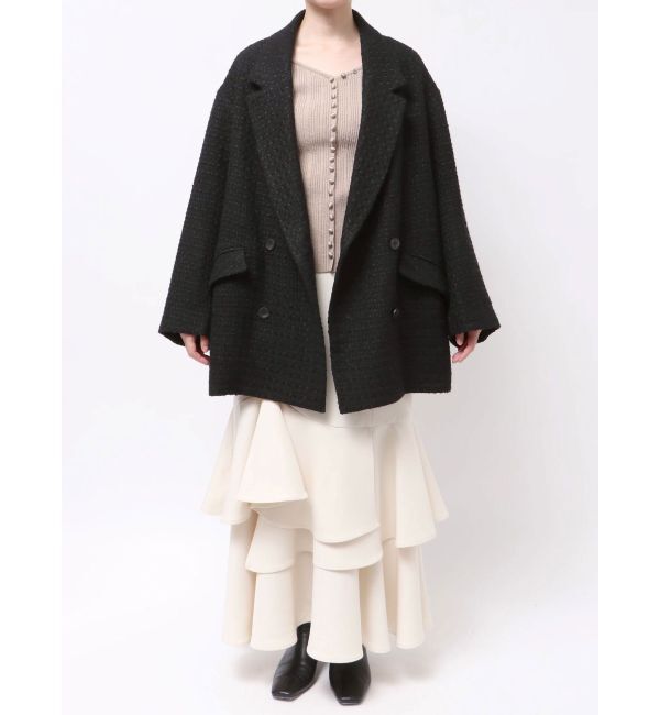 LAGUNAMOON「ツイードオーバージャケットコート」|その他|